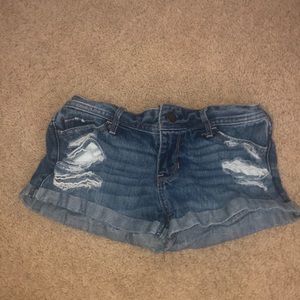 Short shorts low rise jean shorts
